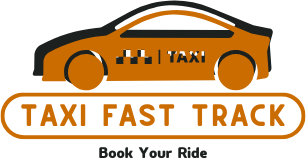 Tha company logo TAXY FAST TRACK